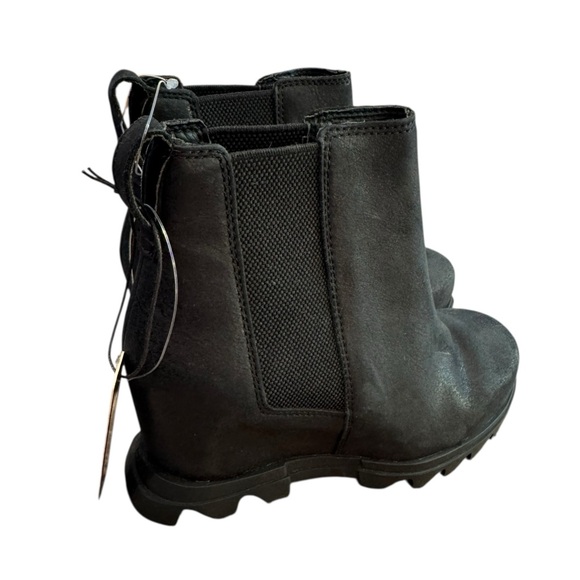 Sorel Joan Wedge Chelsea III Waterproof Black 5.5 - Picture 2 of 6